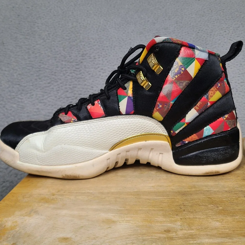 Air Jordan‎ 12 Retro CNY Chinese New Year Mens 12 Shoes 2019 Black CI2977-006
